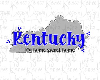 Kentucky | PNG File | Sublimation Design for Digital Download and Printable | Kentucky