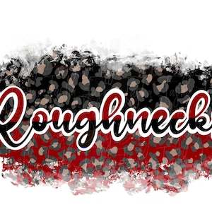 Roughnecks Mascot PNG File | Sublimation Design | Digital Download | Printable School Spirit Graphic | Sports