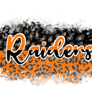 Raiders | PNG File | Sublimation Design for Digital Download and Printable | Cheetah Leopard Print