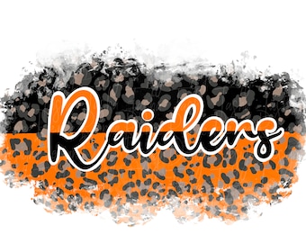 Raiders | PNG File | Sublimation Design for Digital Download and Printable | Cheetah Leopard Print