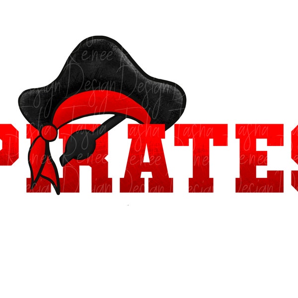 Pirates Mascot | PNG File | Sublimation Design for Digital Download and Printable