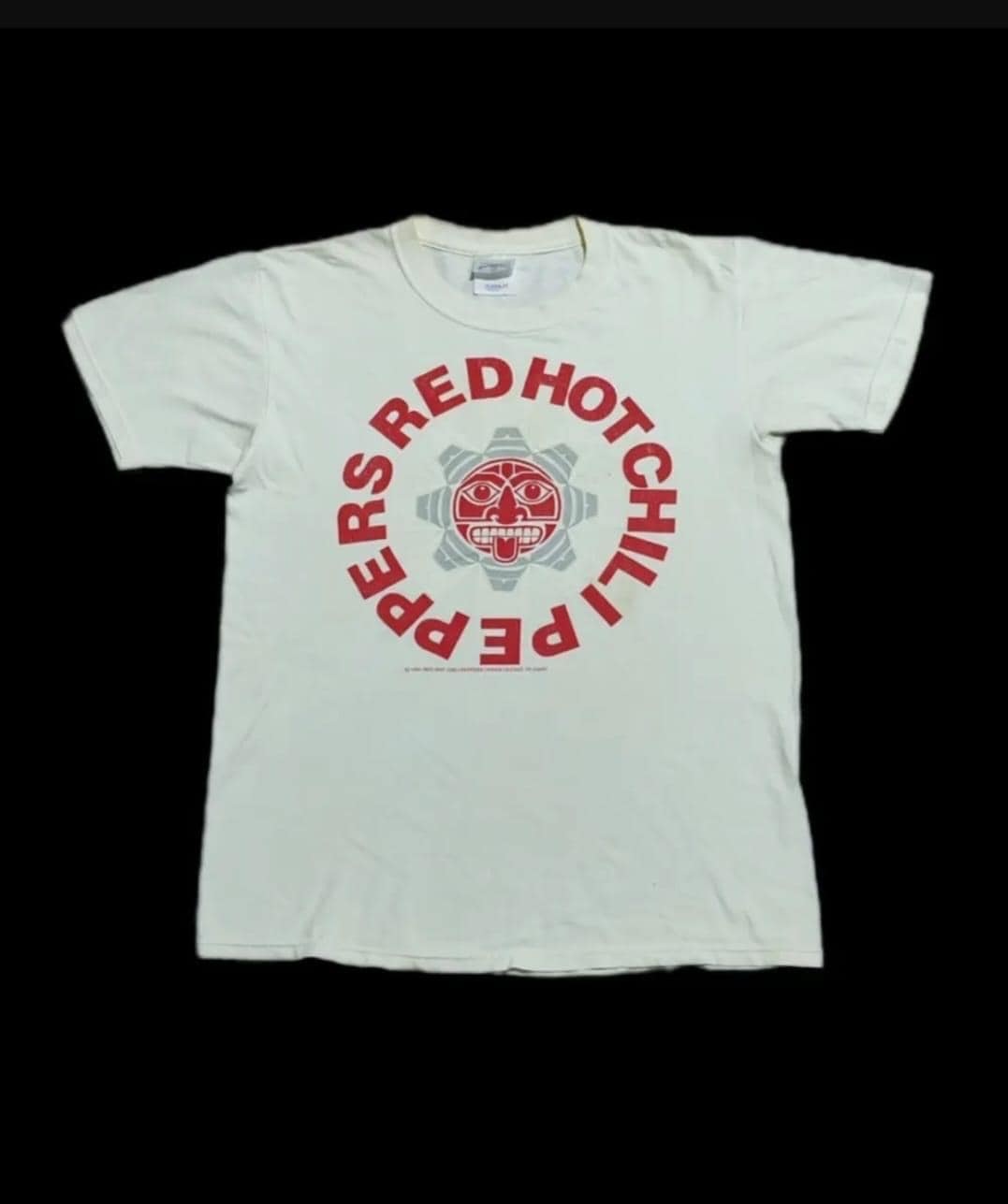 90s Vintage 1991 Red Hot Chili Peppers Band Under License to Giant