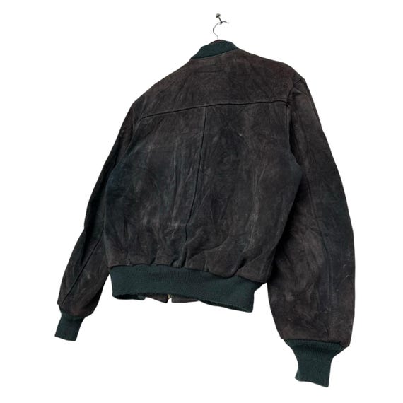 ジャケット・アウター 80s Schott suede leather bomber jkt Vintage Schott Suede Leather Bomber Jacket - Etsy
