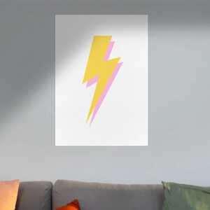 Lightning Bolt Print