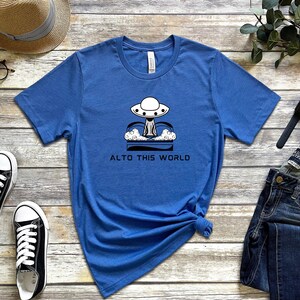Alto This World Unisex Jersey Short Sleeve Tee - Alto Clef Shirt, Viola, Music Gift