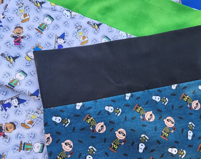 Snoopy & Charlie Brown Halloween Pillowcase Standard Bed Etsy