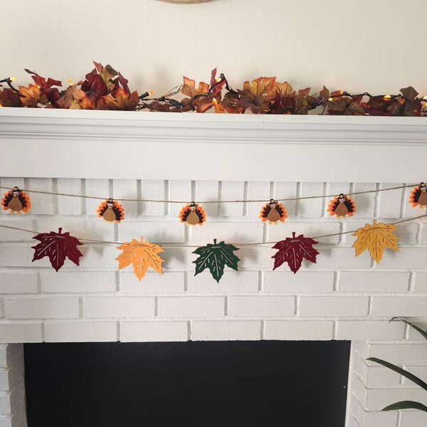 Felt Garland Fall Etsy