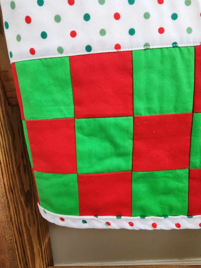 Handmade Grinch Quilt Crib Quilt or Toddler Blanket Grinch Bedding