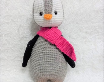 Pinguin Amigurumi Spielzeug, Pinguin Gehäkelt Spielzeug, Amigurumi Tier, Häkeltier