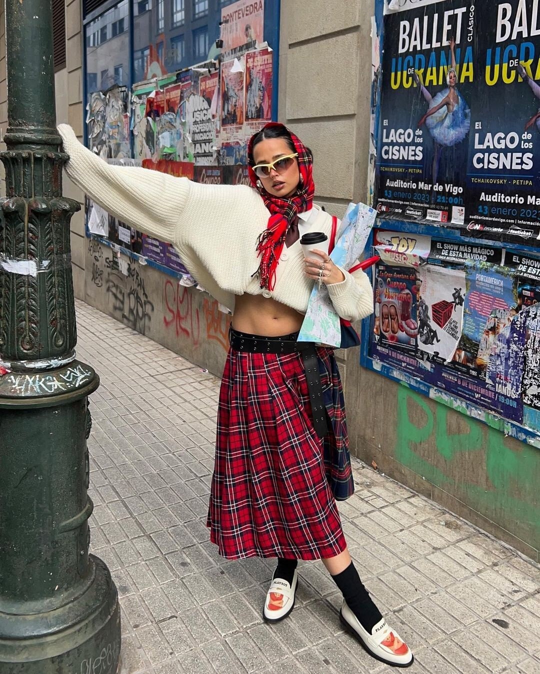 Scottish Scarf, Square Scarf, Red Plaid, Christmas Scarves Etsy