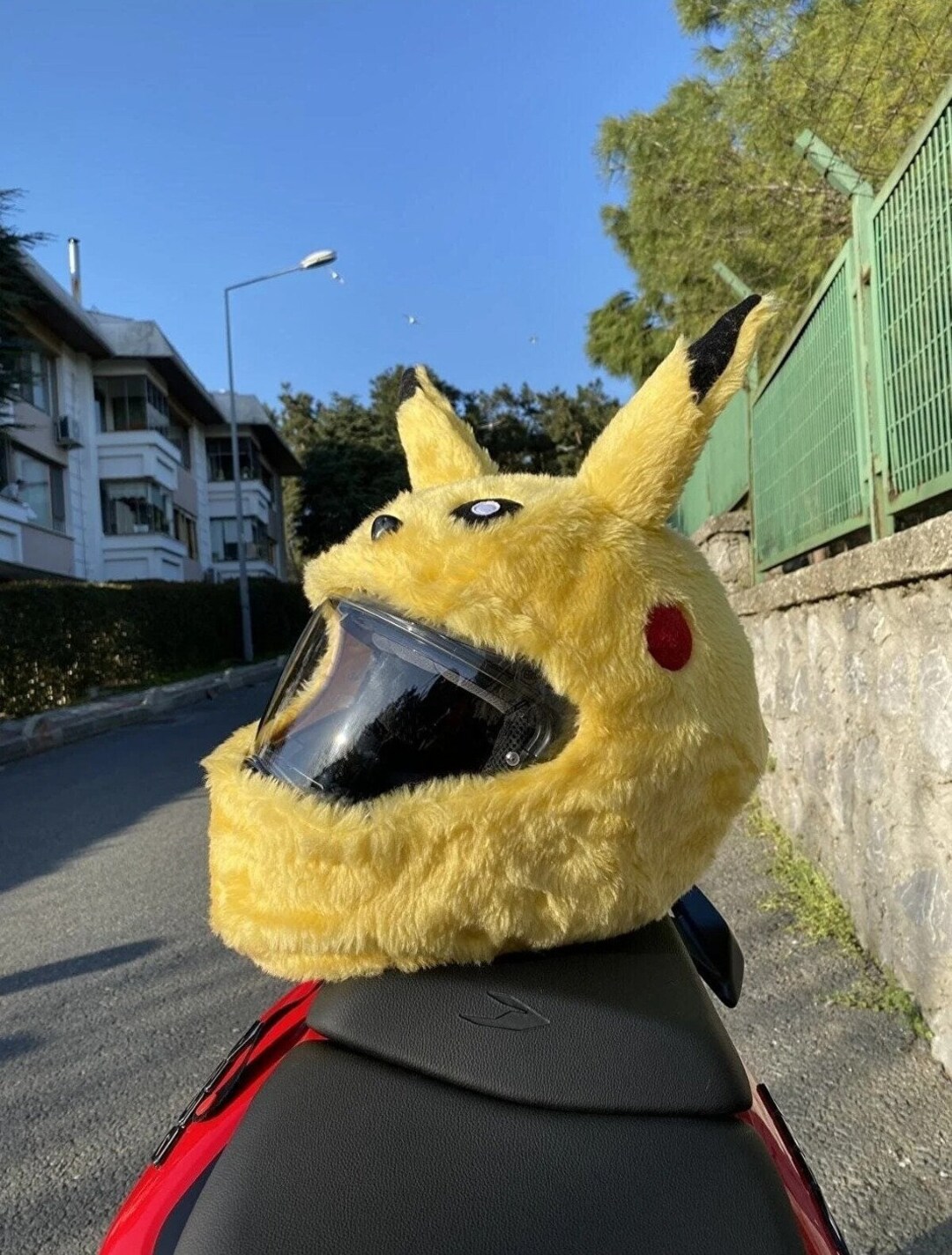 Helmet Cover Plush, Motorcycle Helmet Cover, Motorbike Funny Case