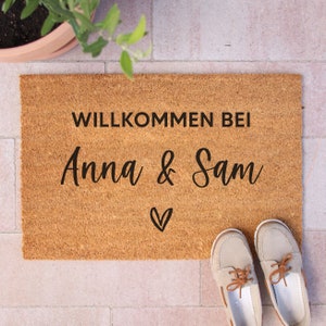 Doormat personalized, housewarming gift, doormat with name, personalized coconut mat, personalized door mat, welcome to