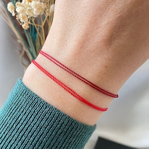 Rote Kette des Schicksals - Evil Eye - Rote Kabbalah - Freundschaftsarmbänder
