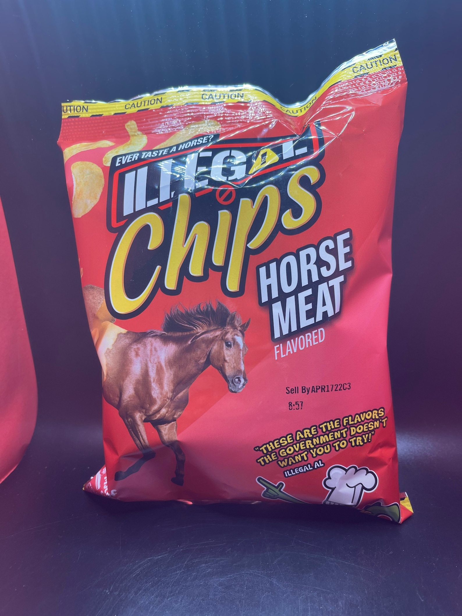 MSCHF Limited Edition illegal Chip Flavor horse Meat Etsy UK