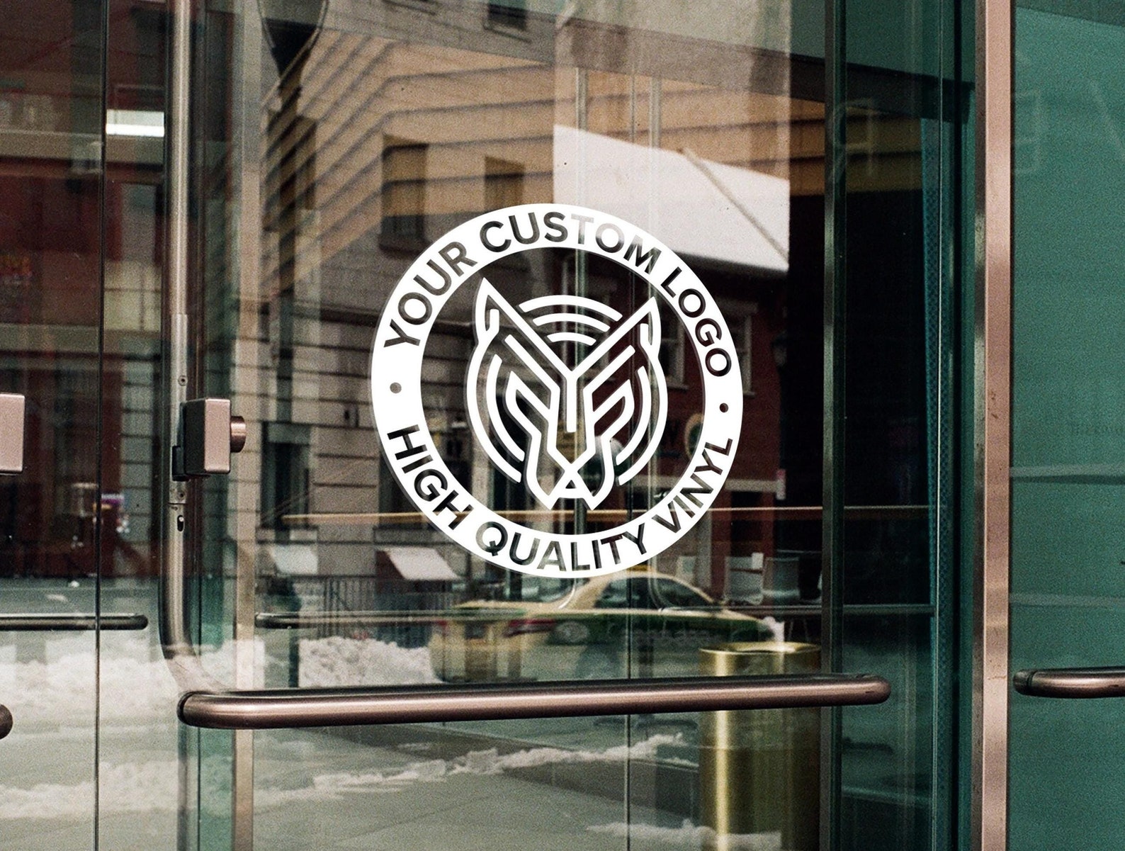 Custom Logo Vinyl Decal | Custom Decal | Window Decal | Business Sign ...