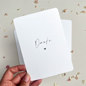 Karte "Danke" | minimalistisch |  A6