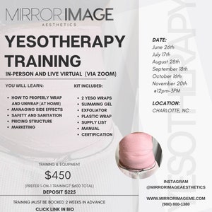 Yesotherapy Body Wraps Slimming Body Wrap Fat Reduction Body Wrap Wholesale Body Wraps (INCLUDES 6 WRAPS per order-2 Pink, 2 Yellow, 2 Gray) bild 5