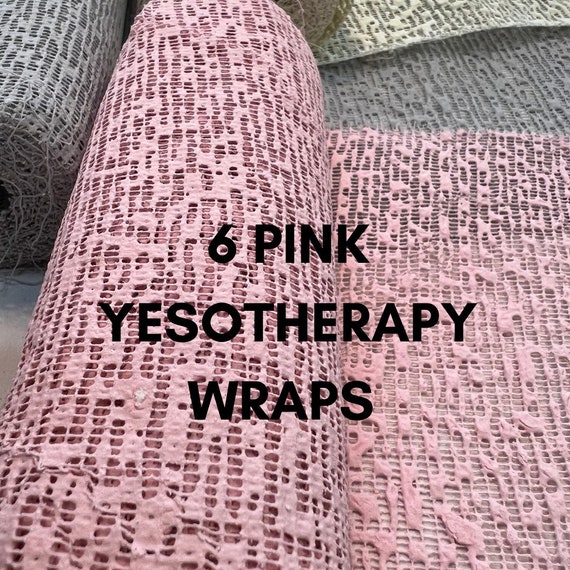 Yeso Body Wraps Slimming Body Wrap Fat Reduction Body Wrap Wholesale Body Wraps Yesotherapy  (INCLUDES 6 WRAPS per order-6 PINK wraps)