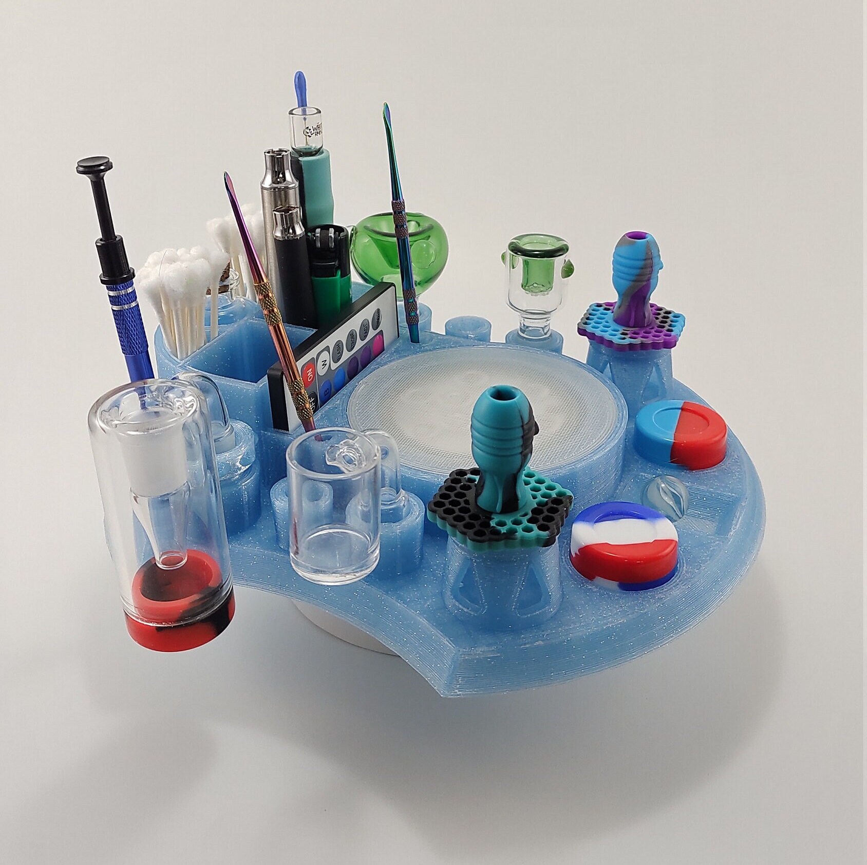 Light up Dab Station 25 / 710 Organizer / Dab Tool Organizer - Etsy