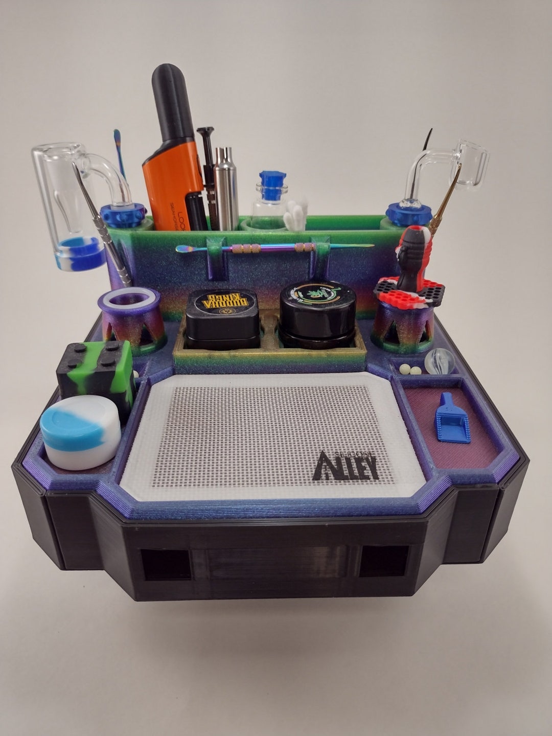 Dab Station 10 / 710 Organizer / Dab Tool Organizer / Silicone Mat