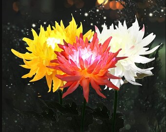 Upgraded Waterproof Solar Orchid Lights Outdoor with 40 Flower Solar Garden Flower Lights 2 Mode Decorative Lights Bigger Solar Panel for Patio Yard Patio Pathway Decoration Upgraded Waterproof Solar Orchid Lights Outdoor with 40 Flower Solar Garden Flower Lights 2 Mode Decorative Lights Bigger Solar Panel for Patio Yard Patio Pathway Decoration