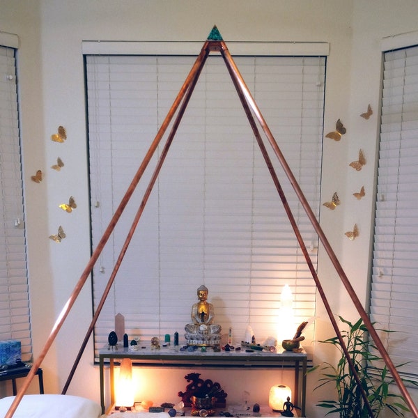 Meditation Pyramid With Orgone, Copper Pyramid, Helps You Sleep, Conduit of Energy, Heal Your Body, Align Your Chakras