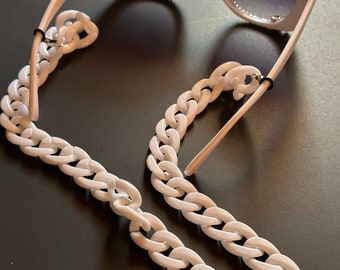 Grosse chaîne de lunettes en acrylique (Lynx)