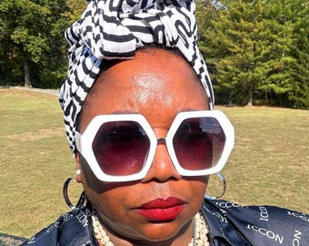 Lunettes de soleil (Blanc)