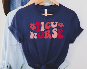 TICU Nurse Shirt, Tshirt for Trauma icu pa, TICU Team, TICU nurse crewneck tee, Trauma Intensive Care Unit gift, icu nurse grad present