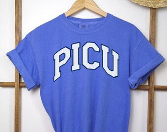 PICU Nurse Comfort Colors shirt, tshirt for Pediatric icu nurse, PICU Team, PICU nurse crewneck tee, Pediatric Intensive Care Unit gift