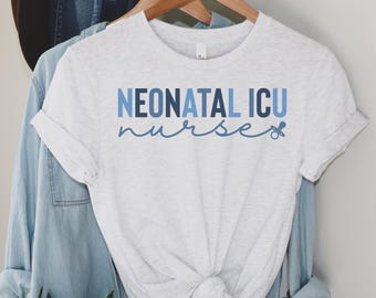 Neonatal ICU Shirt with Pacifier, NICU Nurse Shirt, NICU Team, nicu nurse gift, Neonatal Intensive Care Unit Tshirt, Nurse Graduation gift