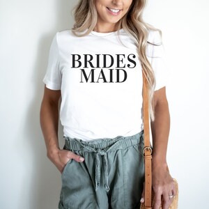 Bridesmaid Shirts, Bridesmaid Gift, Bridesmaid Proposal, Maid of Honor Shirt, Engagement, Bridal Party Shirt, Bachelorette Party Shirt