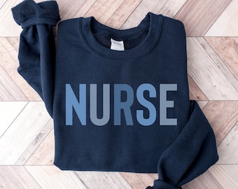 Nurse Crewneck Sweatshirt, Nurse Sweatshirt, Nurse Shirt, New Nurse, Nurse Gift, Nurse Graduate Gift, Nurse Appreciation, Registered Nurse