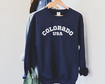 Colorado Sweatshirt, Colorado Sweater, Colorado Shirt, Retro Sweatshirt, Vintage Sweatshirt, Colorado Crewneck, Womens Sweatshirt, Colorado