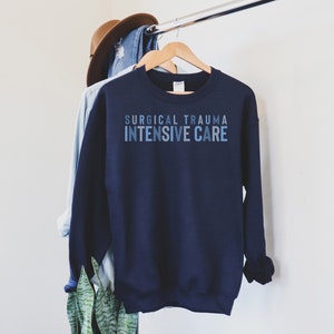 Surgical Trauma Intensive Care Unit Nurse Crewneck Sweatshirt, Surgical Trauma ICU Sweater, Gift for STICU nurse, STICU team, icu nurse