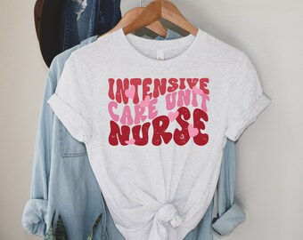 Valentines ICU Nurse Shirt, ICU Nurse Tshirt, ICU nurse Valentines gift, Intensive Care Unit Nurse t-shrt, tee for icu nurse, holiday nurse