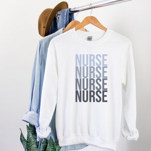 Nurse Crewneck Sweatshirt, Nurse Sweatshirt, Nurse Shirt, New Nurse, Nurse Gift, Nurse Graduate Gift, Nurse Appreciation, Registered Nurse