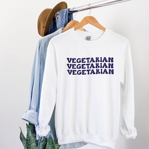 Vegetarian Sweatshirt | Gifts for Vegetarian | Vegetarian Shirt | Team Herbivore | Vegan Sweatshirt | Gifts for Vegans | Plant Based, Veggie