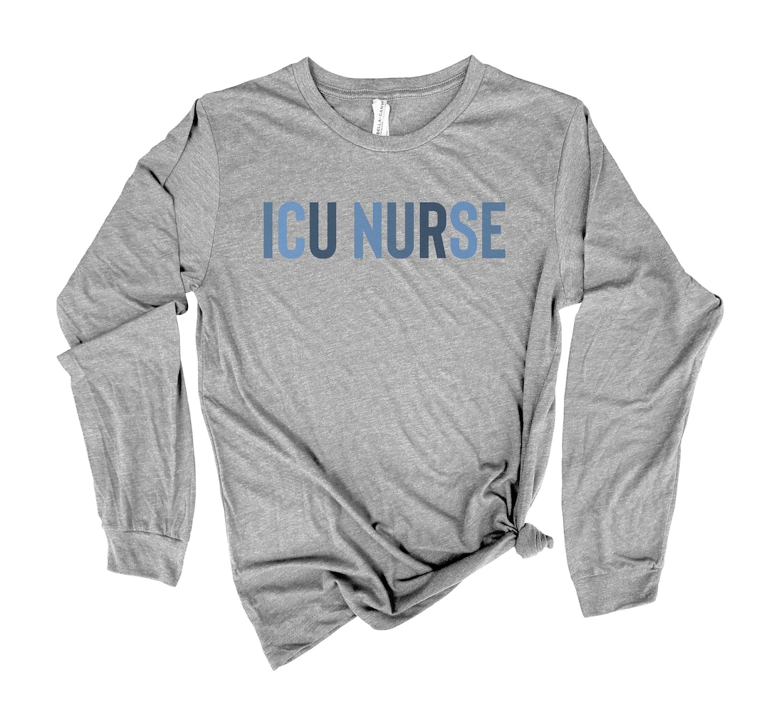 ICU Nurse Shirt Tshirt ICU Nurse Gifts Intensive Care Unit Etsy