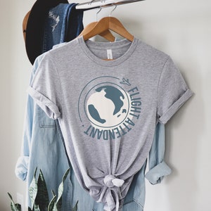 Flight Attendant Shirt, Flight Attendant Gift, Gift for Flight Attendant, Stewardess Shirt, Stewardess Gift, Flight Attendant Tee