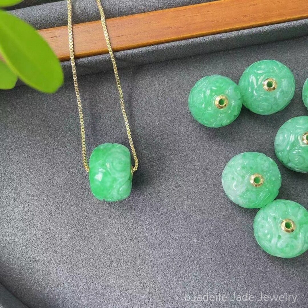 Jade barrel pendant Clearance