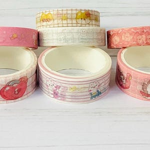 Cute Kawaii Washi Tape Set For Bullet Journals & Planners | Nine Piece Washi Tape Set | Cute Stationary | Deco Tape | Scrapbooking Tape