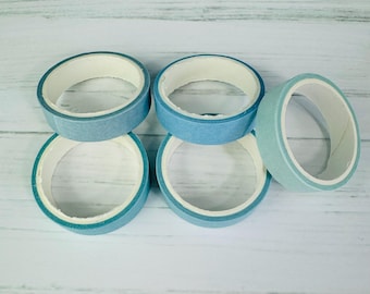 Blue Washi Tape | Scrapbook, Journal, and Planner Decoration