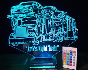 Personalized 3 d lamp design,international truck,present,gift,birthday,lamp night,wedding gifts.classic,Kenworth,truck