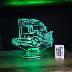 Personalized,firm,company logo lamp design,present,gift,birthday,lamp night, gifts.truck,transport,auto accessory,volvo,