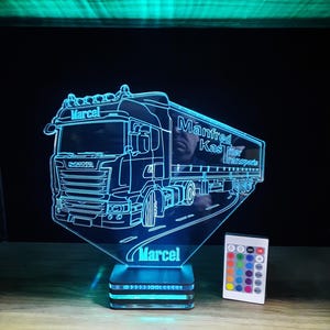 Personalized,firm,company logo lamp design,present,gift,birthday,lamp night, gifts.truck,renault,transport,auto accessory,scaina,volvo