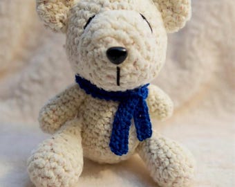 Crochet Teddy Bear Pattern (PDF) | Plush Amigurumi Bear Toy