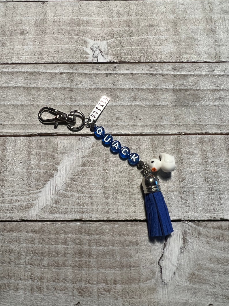 Duck Duck Duck Keychain Ducked Ducks Rubber Duck Etsy