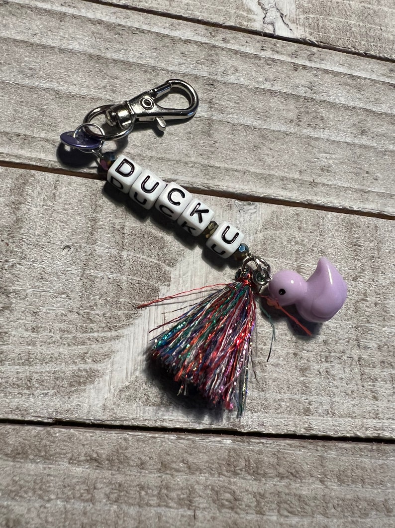Duck Duck Duck Keychain Ducked Ducks Rubber Duck Etsy