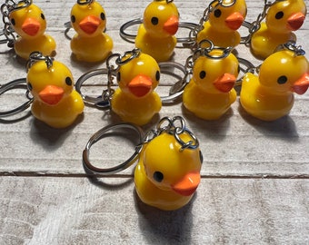 Duck Duck Keychains | Ducked | Rubber Duck | Rubber Ducky | 4x4 Game | Duckin | Duck Started Pack | Keychain | Duck Keychain | Duck Keyring